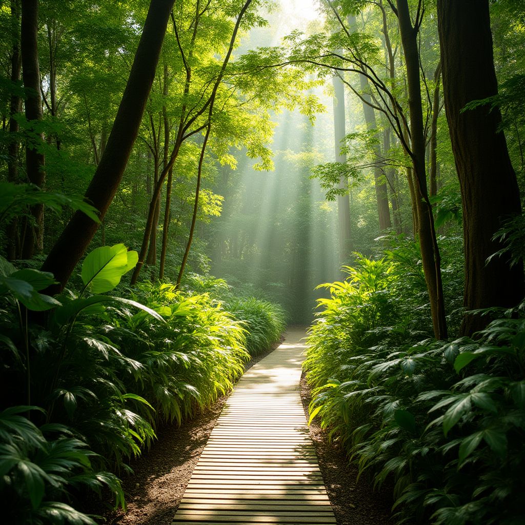 Hidden rainforest walk in Brisbane