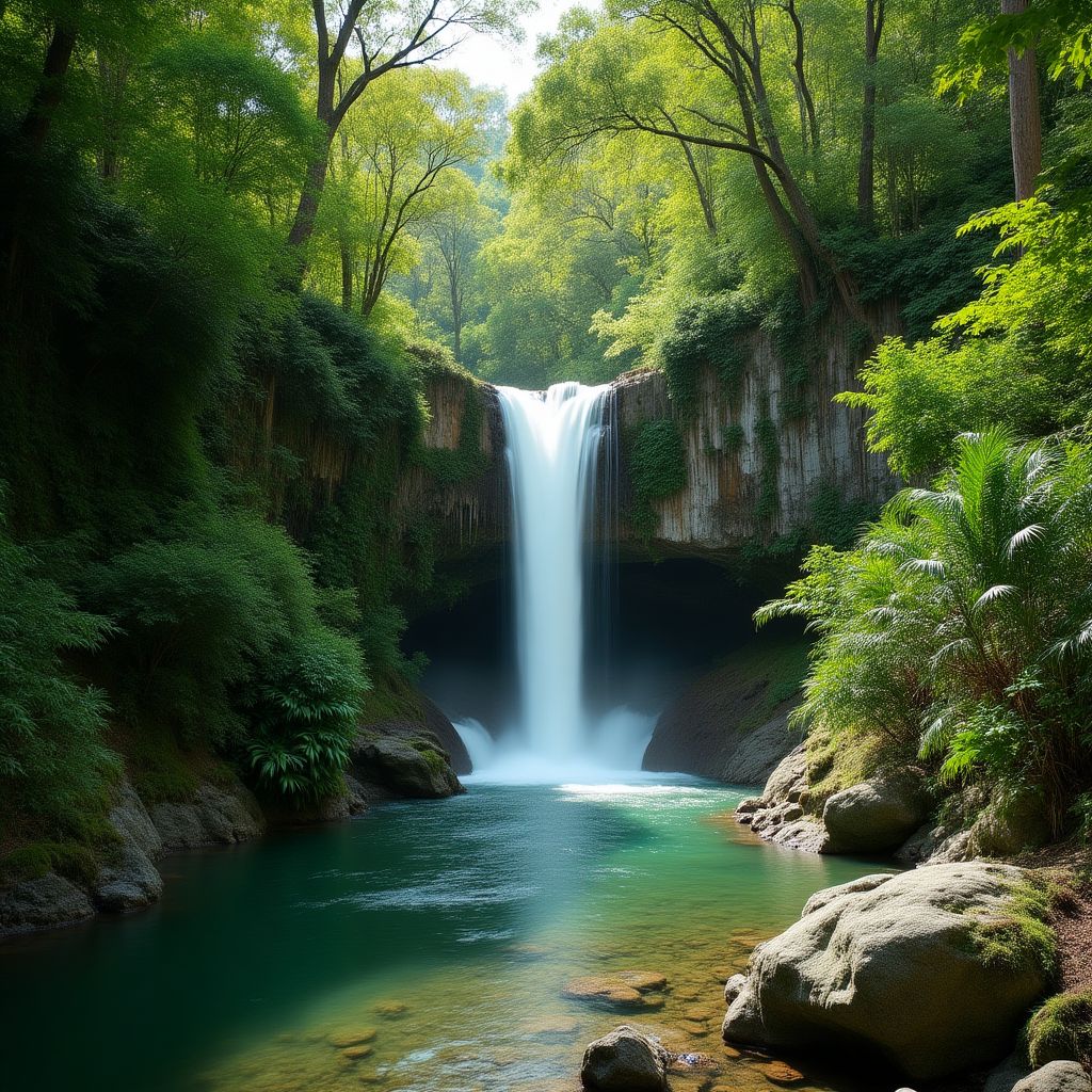Secret waterfall in Brisbane suburbs